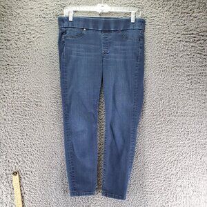 Liverpool Jeans Women’s Size 6 Petite Blue Pull-On Skinny Stretch Denim